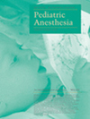 Pediatric Anesthesia期刊封面